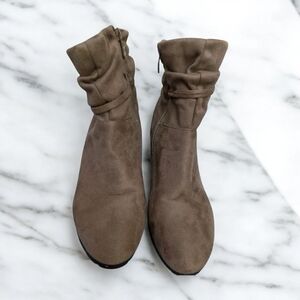 Women's Taupe Ankle Boots